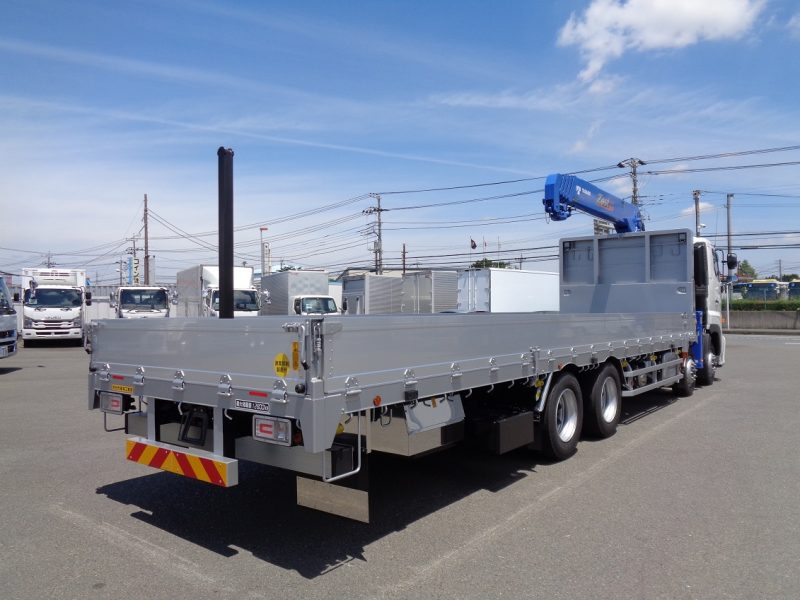 日野 大型トラック タダノ5段クレーンエアサスラジコン付(12.8ｔ)8.8m 画像