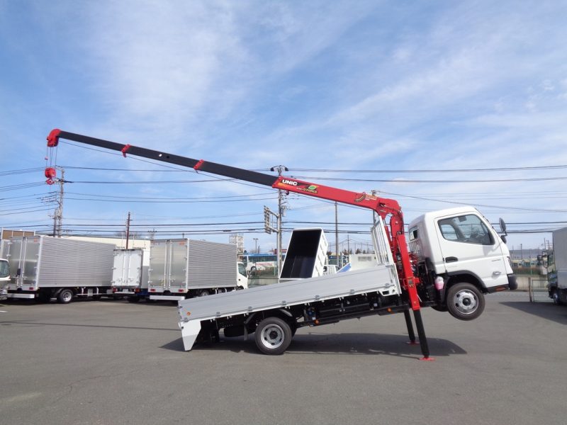 三菱 小型トラック ユニック4段ロングジャッキ 画像