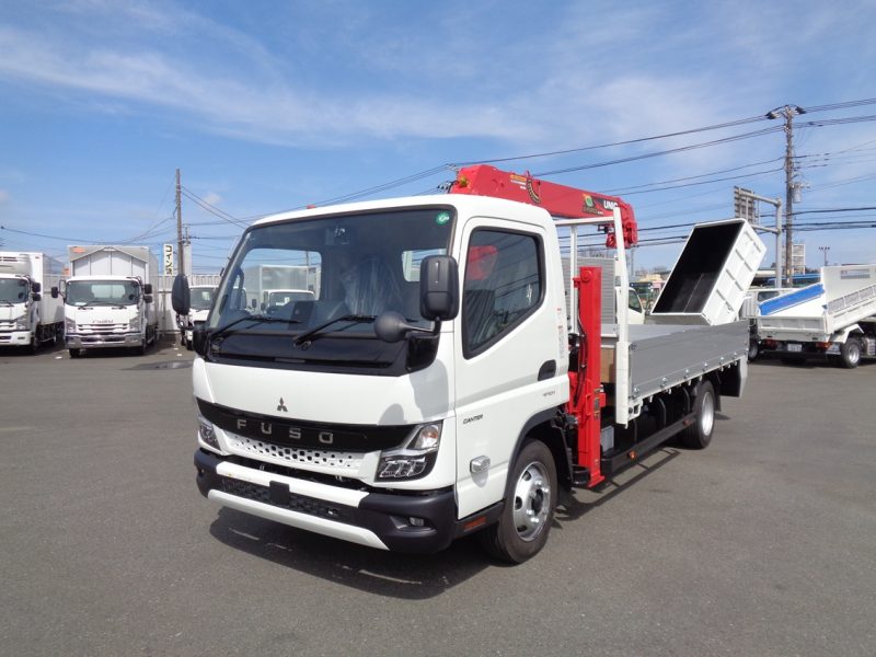 三菱 小型トラック ユニック4段ロングジャッキ 画像