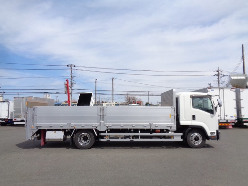 いすゞ 大型トラック 増tアルミ平ワイドエアサスPG付(7.0t)6.2m 画像