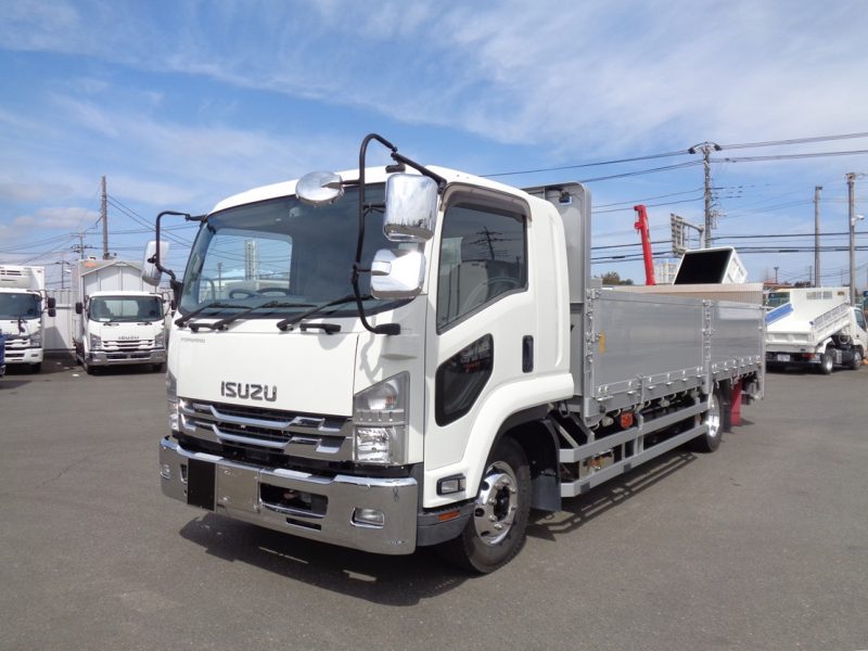 いすゞ 大型トラック 増tアルミ平ワイドエアサスPG付(7.0t)6.2m 画像