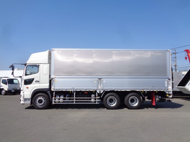 日野 大型トラック ウィングエアサスハイルーフPG付(10.9ｔ)7.2m 画像