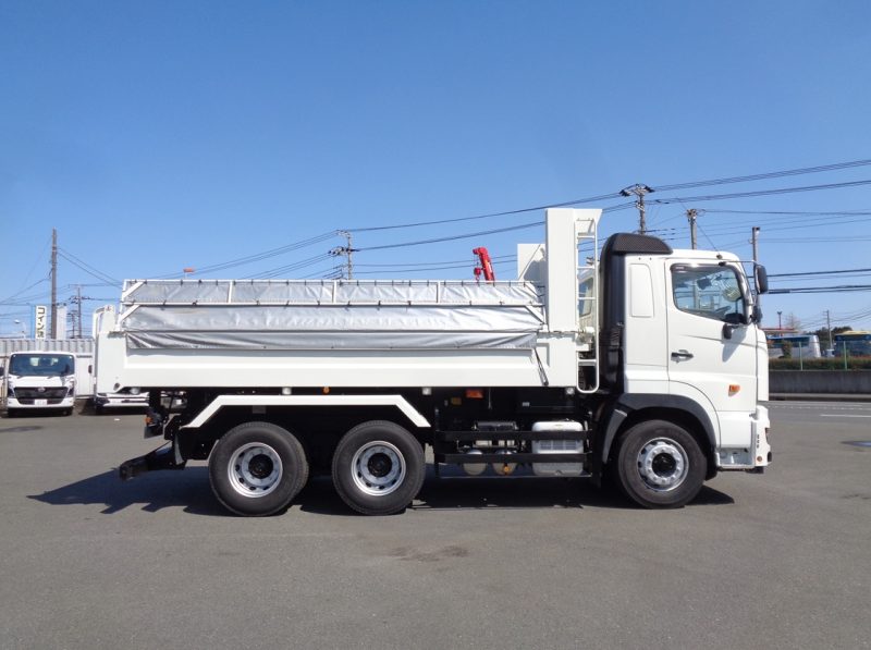 日野 大型トラック ダンプ土砂5.3m(リターダー付) 画像