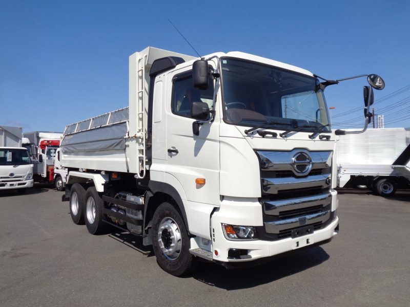 日野 大型トラック ダンプ土砂5.3m(リターダー付) 画像