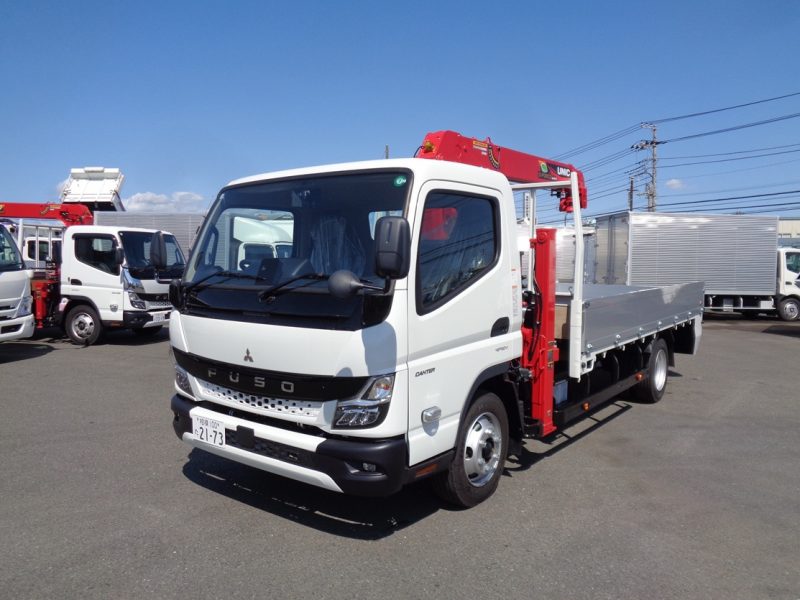 三菱 小型トラック ユニック4段ロングジャッキ 画像