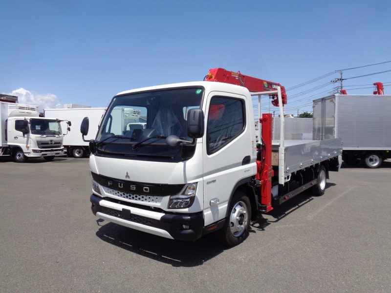 三菱 小型トラック ユニック4段ロングジャッキ(3.0ｔ)4.35m 画像