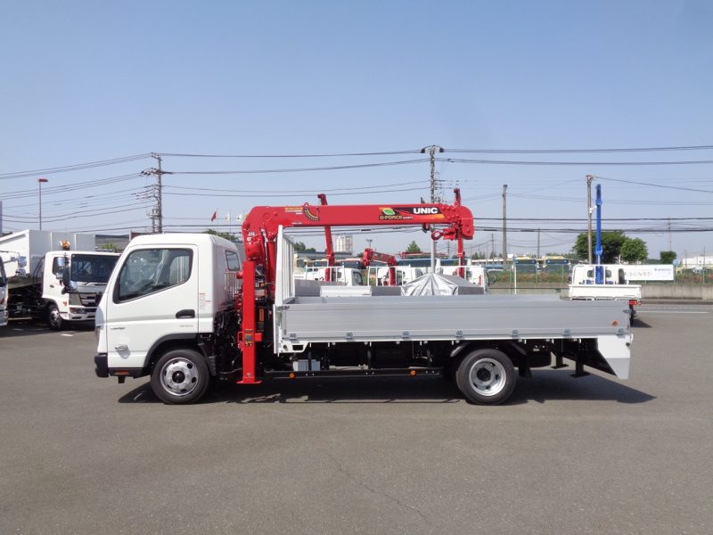 三菱 小型トラック ユニック4段ロングジャッキ(3.0ｔ)4.35m 画像