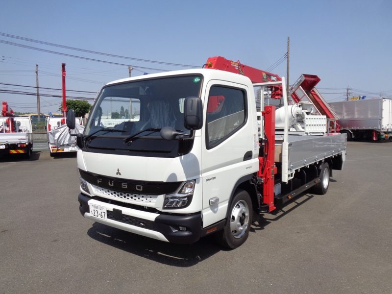 三菱 小型トラック ユニック4段ロングジャッキ(3.0ｔ)4.35m 画像