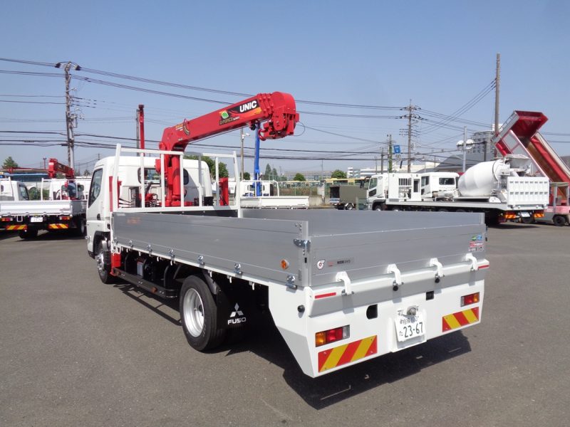 三菱 小型トラック ユニック4段ロングジャッキ(3.0ｔ)4.35m 画像