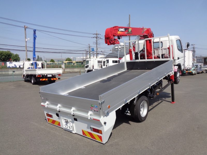 三菱 小型トラック ユニック4段ロングジャッキ(3.0ｔ)4.35m 画像