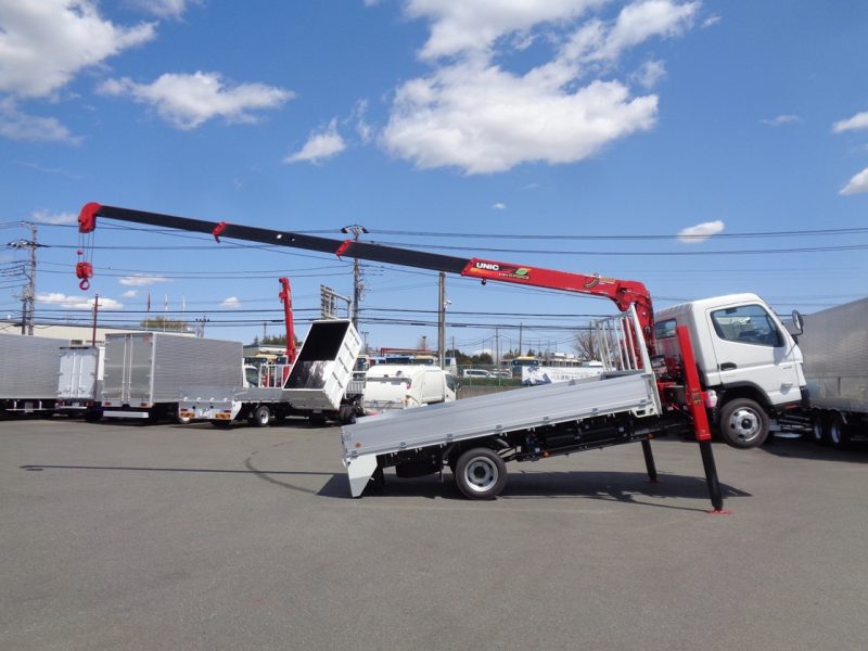 三菱 小型トラック ユニック4段ロングジャッキ(3.0ｔ)4.35m 画像