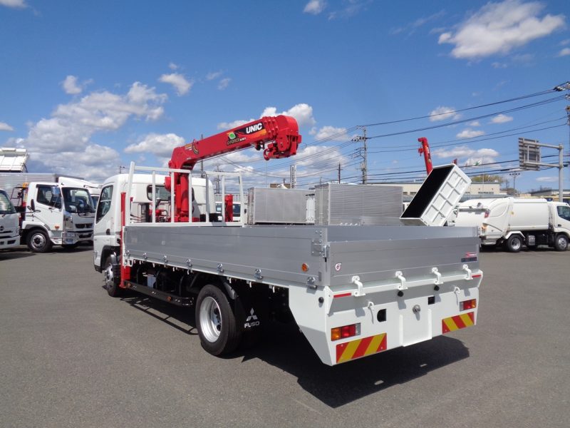 三菱 小型トラック ユニック4段ロングジャッキ(3.0ｔ)4.35m 画像