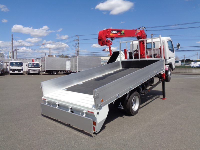 三菱 小型トラック ユニック4段ロングジャッキ(3.0ｔ)4.35m 画像