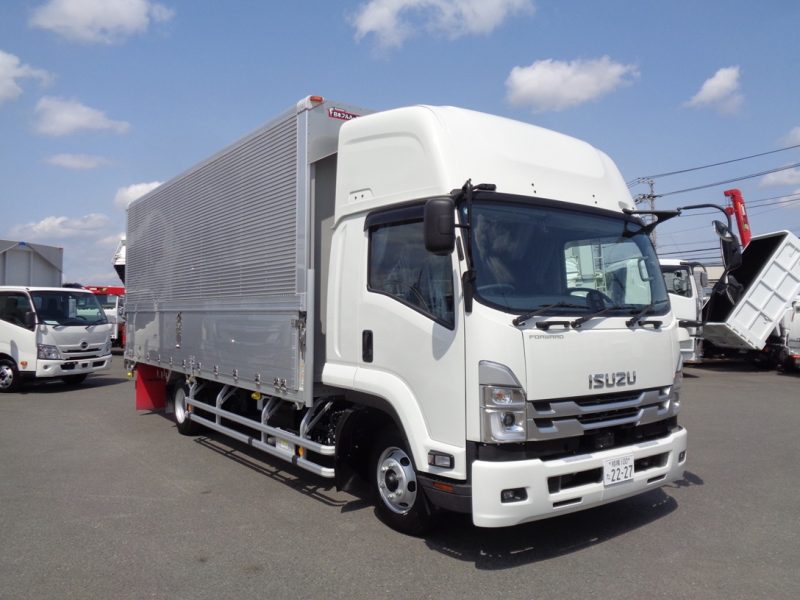 いすゞ 中型トラック ウィングワイドエアサスハイルーフ(融雪仕様) 画像