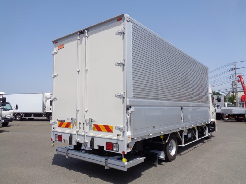 日野 中型トラック ウィングワイドエアサスハイルーフ格納PG付 画像