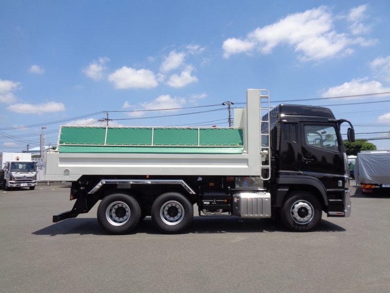 三菱 大型トラック Lゲートダンプハイルーフ土砂5.3m(Wゲート) 画像
