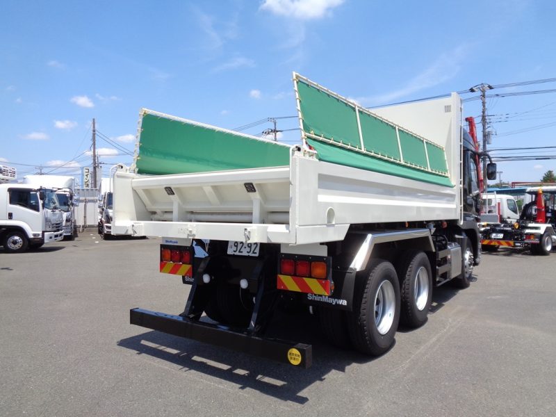 三菱 大型トラック Lゲートダンプハイルーフ土砂5.3m(Wゲート) 画像