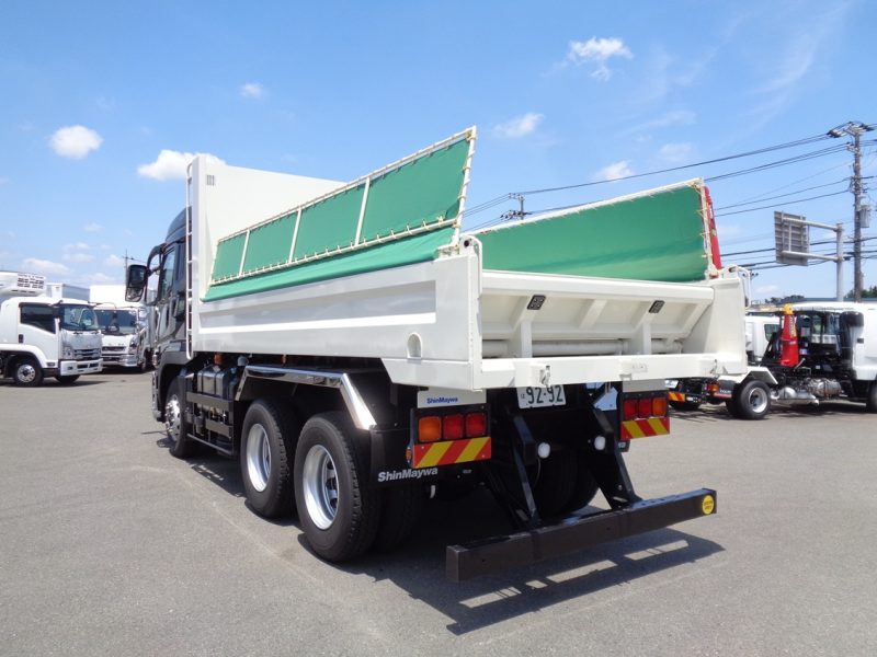三菱 大型トラック Lゲートダンプハイルーフ土砂5.3m(Wゲート) 画像