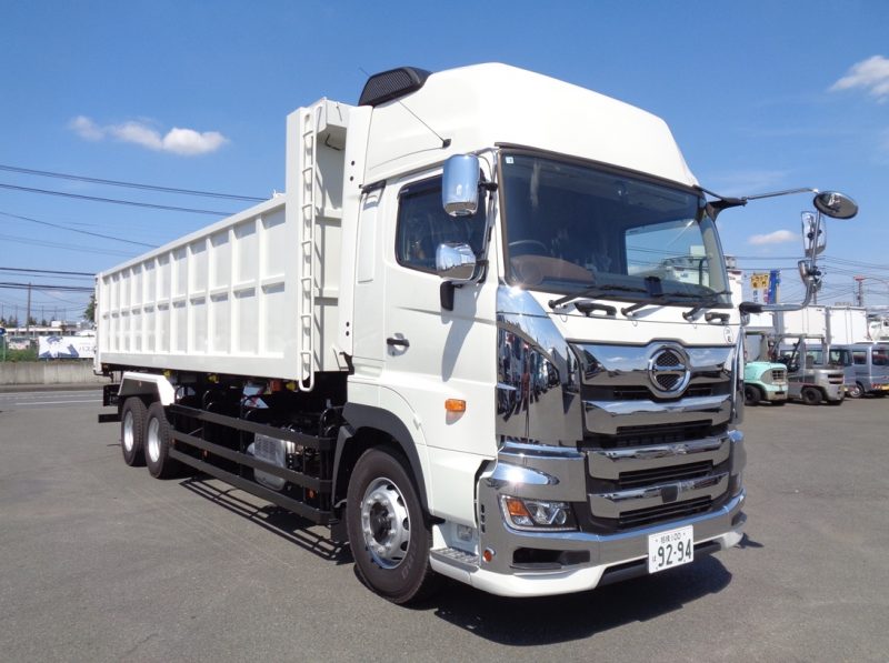 日野 大型トラック 深ダンプハイルーフGVW25ｔ 画像