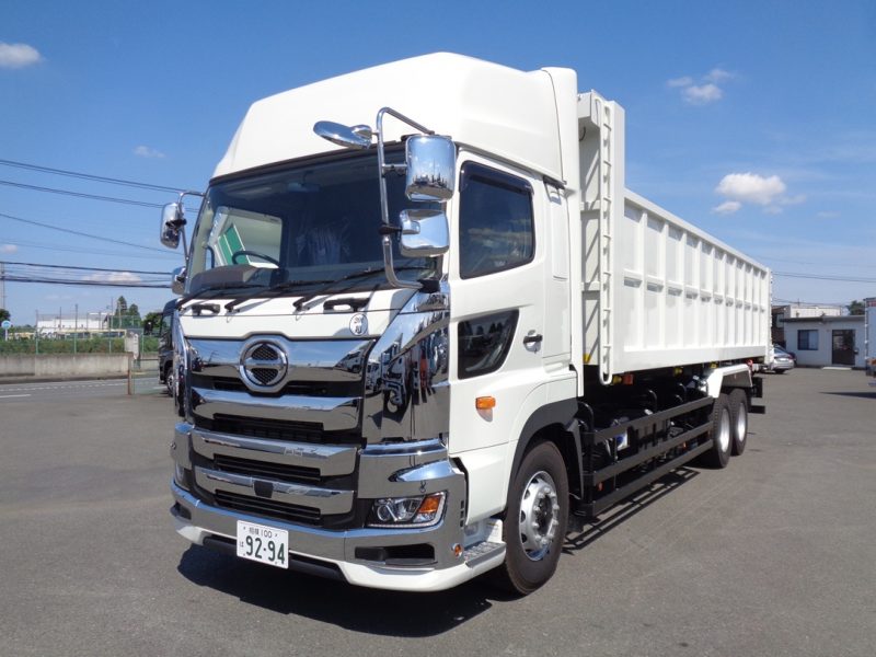 日野 大型トラック 深ダンプハイルーフGVW25ｔ 画像