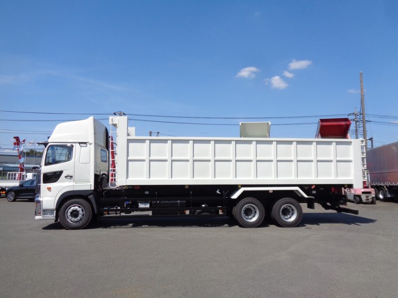 日野 大型トラック 深ダンプハイルーフGVW25ｔ 画像
