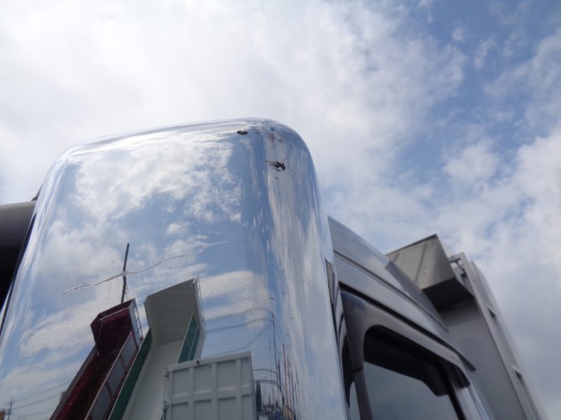 三菱 大型トラック ダンプハイルーフ土砂5.3m 画像