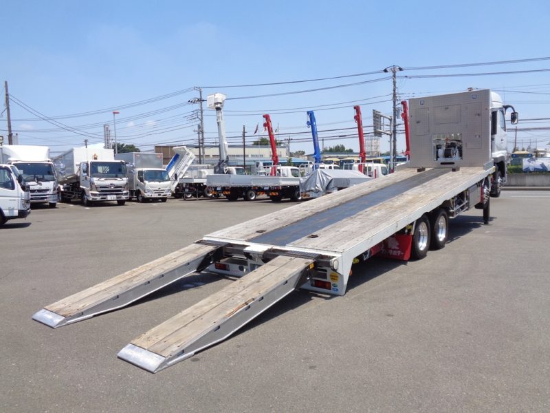 三菱 大型トラック セルフローダ自動歩みオートスライド付(フジタ) 画像