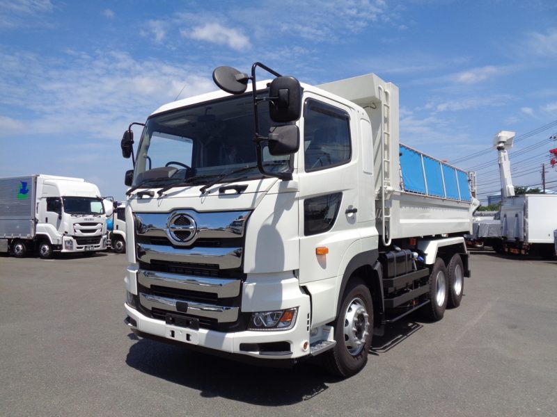 日野 大型トラック ダンプ土砂5.1m(リターダー付) 画像