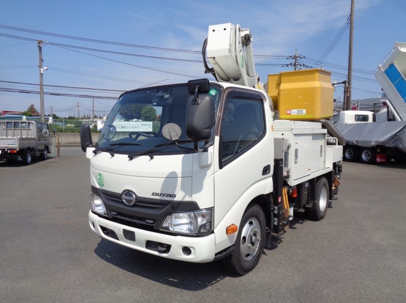 日野 小型トラック 高所作業車9.9m(アイチSH10A)AT車 画像