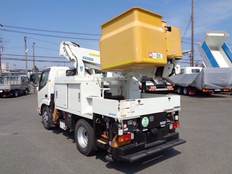 日野 小型トラック 高所作業車9.9m(アイチSH10A)AT車 画像