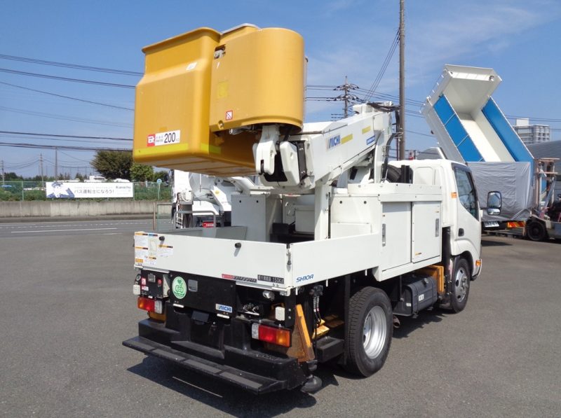 日野 小型トラック 高所作業車9.9m(アイチSH10A)AT車 画像
