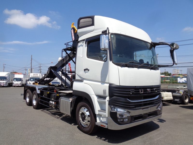 三菱 大型トラック フックロールハイルーフ(GVW22t)シフトパイロット 画像