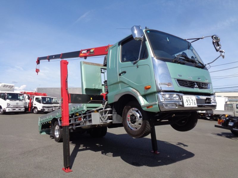 三菱 大型トラック 増t4段ロングジャッキワイドウインチ付(6.3t)4.6m 画像