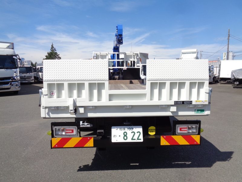 日野 大型トラック 増tタダノ4段セフティーローダ(6.2t)5.9m 画像