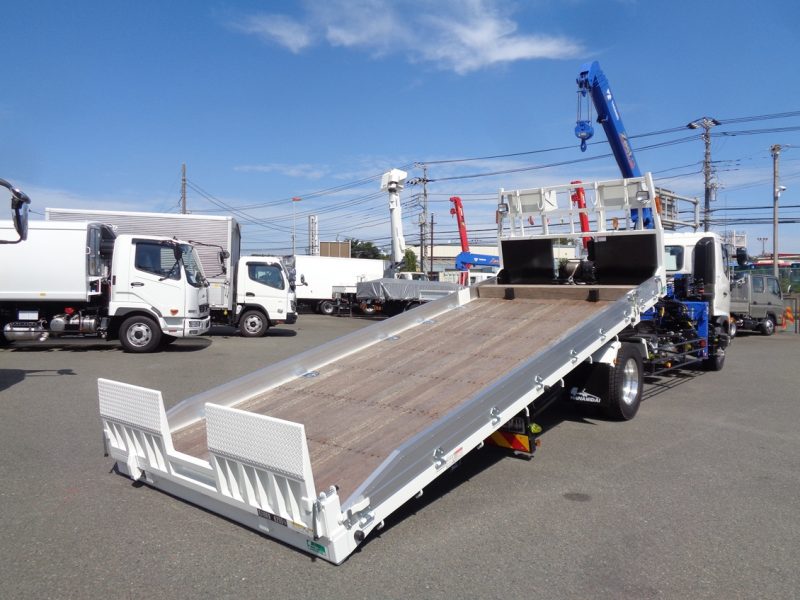 日野 大型トラック 増tタダノ4段セフティーローダ(6.2t)5.9m 画像