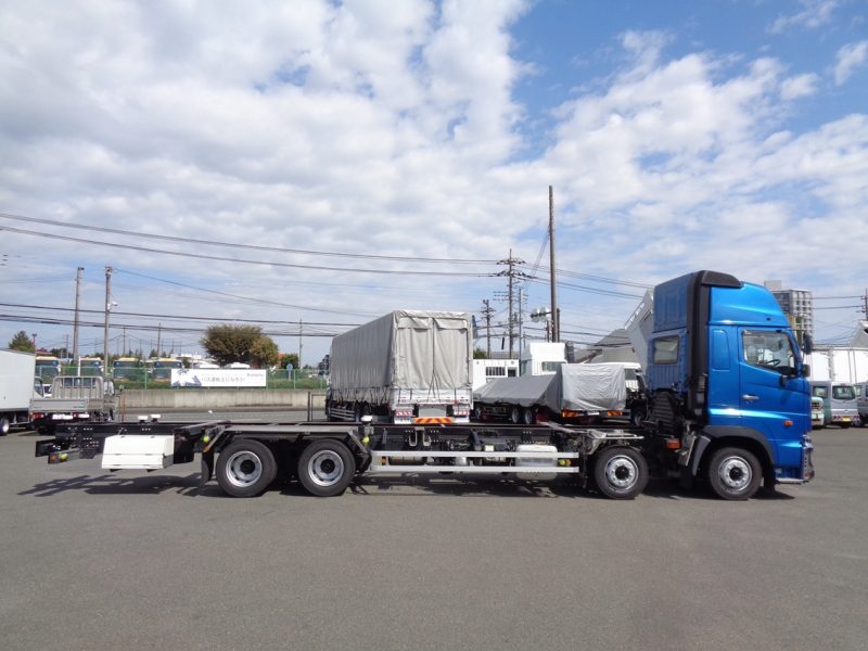 日野 大型トラック コンテナ専用車総輪エアサスハイルーフ(スワップボデー) 画像