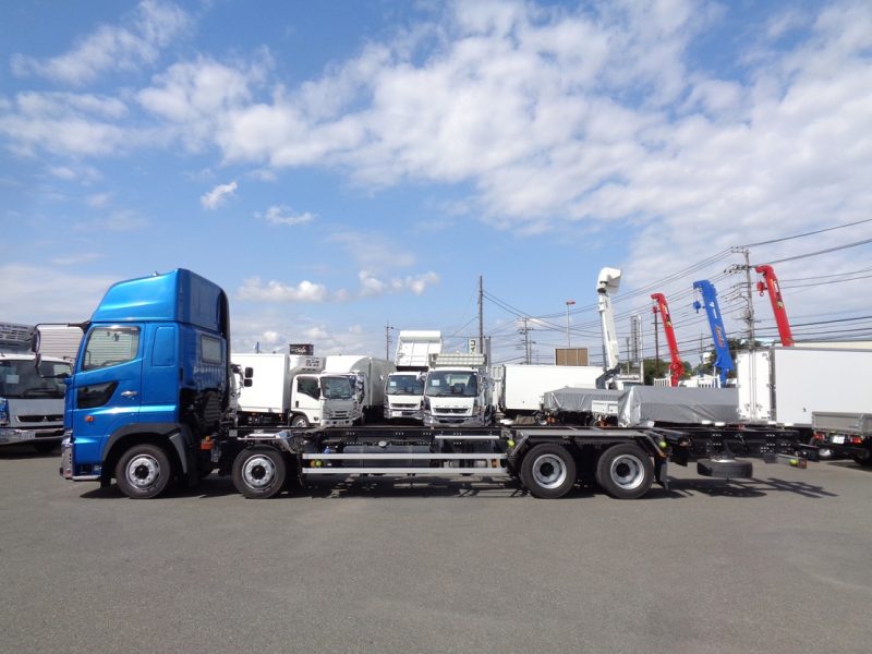 日野 大型トラック コンテナ専用車総輪エアサスハイルーフ(スワップボデー) 画像