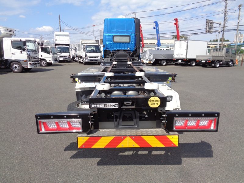 日野 大型トラック コンテナ専用車総輪エアサスハイルーフ(スワップボデー) 画像