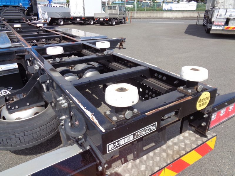 日野 大型トラック コンテナ専用車総輪エアサスハイルーフ(スワップボデー) 画像