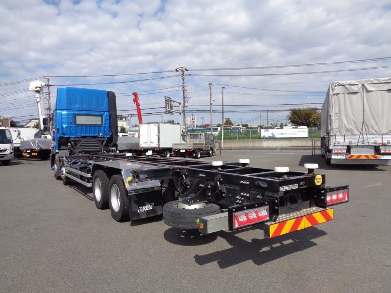 日野 大型トラック コンテナ専用車総輪エアサスハイルーフ(スワップボデー) 画像