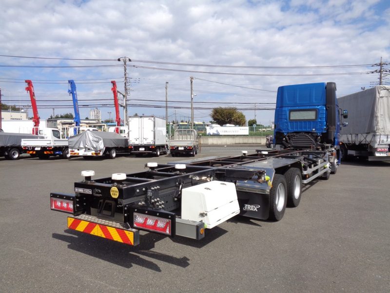 日野 大型トラック コンテナ専用車総輪エアサスハイルーフ(スワップボデー) 画像