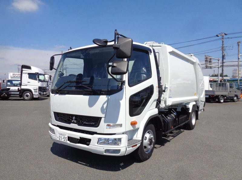 三菱 中型トラック 塵芥車プレス式8.7m3 画像