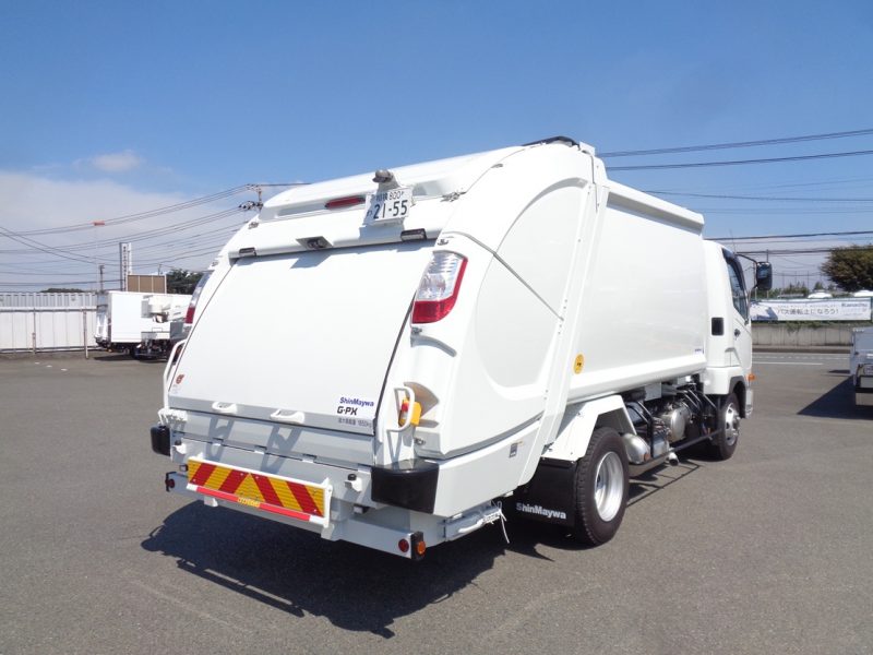 三菱 中型トラック 塵芥車プレス式8.7m3 画像