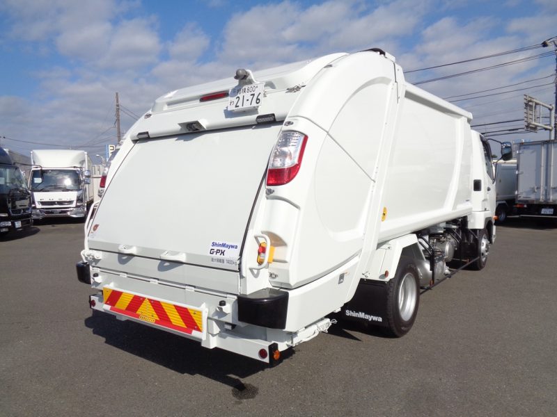三菱 中型トラック 塵芥車(プレス式)10.2m3新明和 画像