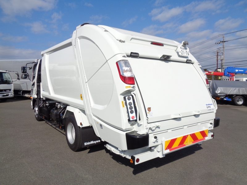 三菱 中型トラック 塵芥車(プレス式)10.2m3新明和 画像