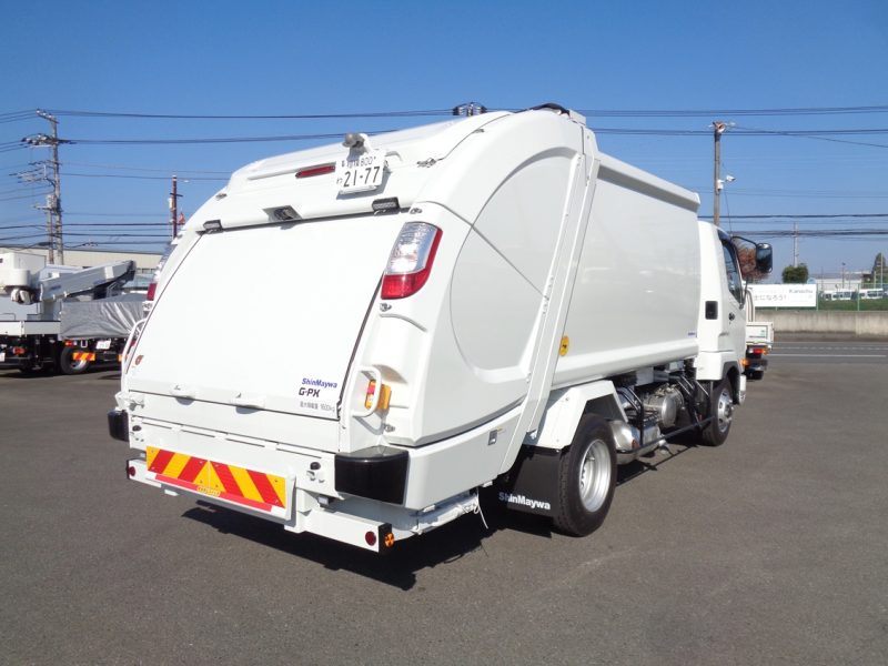 三菱 中型トラック 塵芥車(プレス式)8.7m3新明和 画像