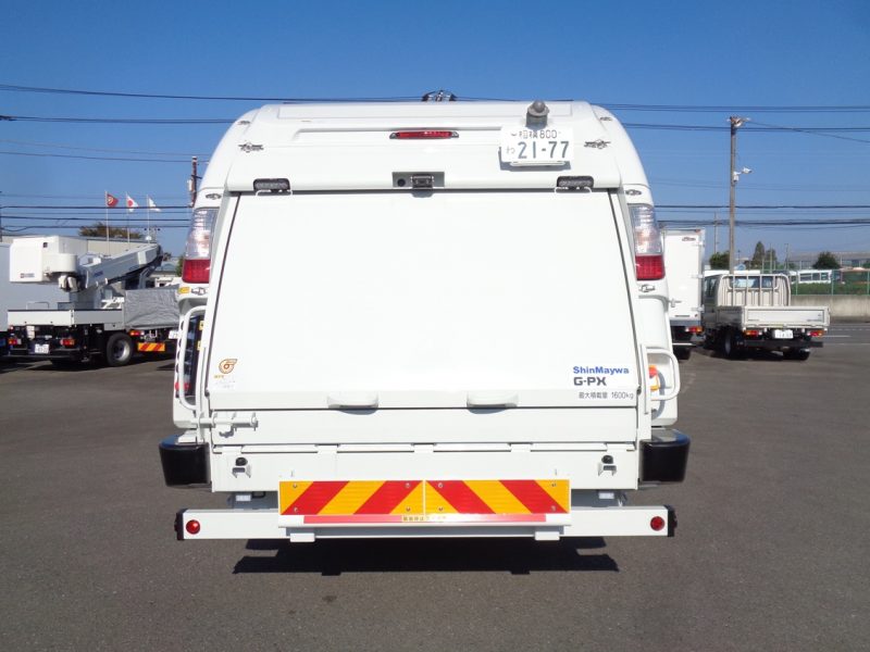 三菱 中型トラック 塵芥車(プレス式)8.7m3新明和 画像