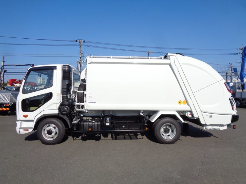 三菱 中型トラック 塵芥車(プレス式)8.7m3新明和 画像
