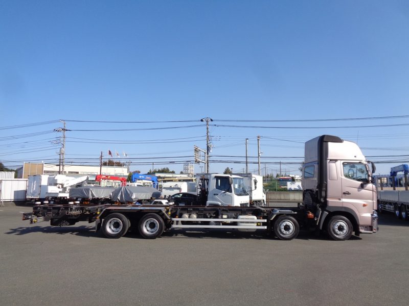 日野 大型トラック コンテナ専用車総輪エアサスハイルーフ(スワップボデー)トレクス 画像