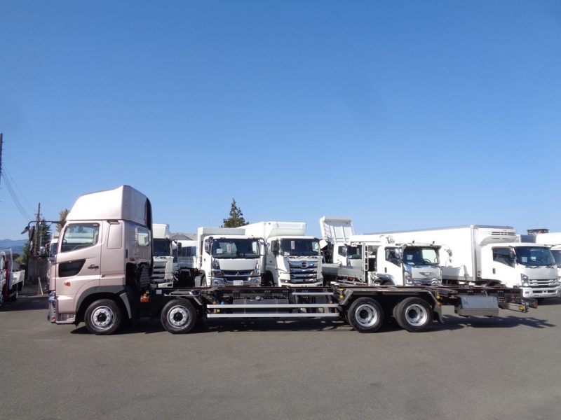 日野 大型トラック コンテナ専用車総輪エアサスハイルーフ(スワップボデー)トレクス 画像